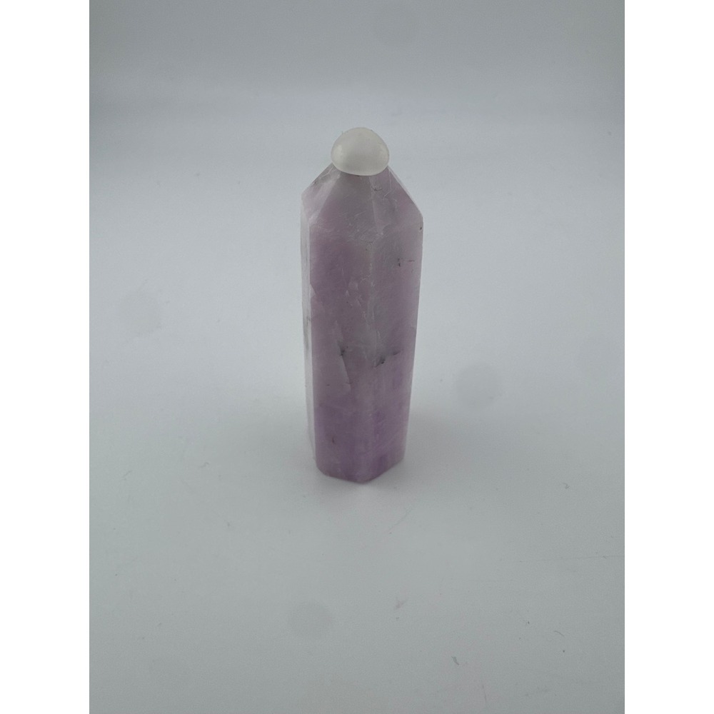 Kunzite Crystal Tower Point UV Reactive 3 inch